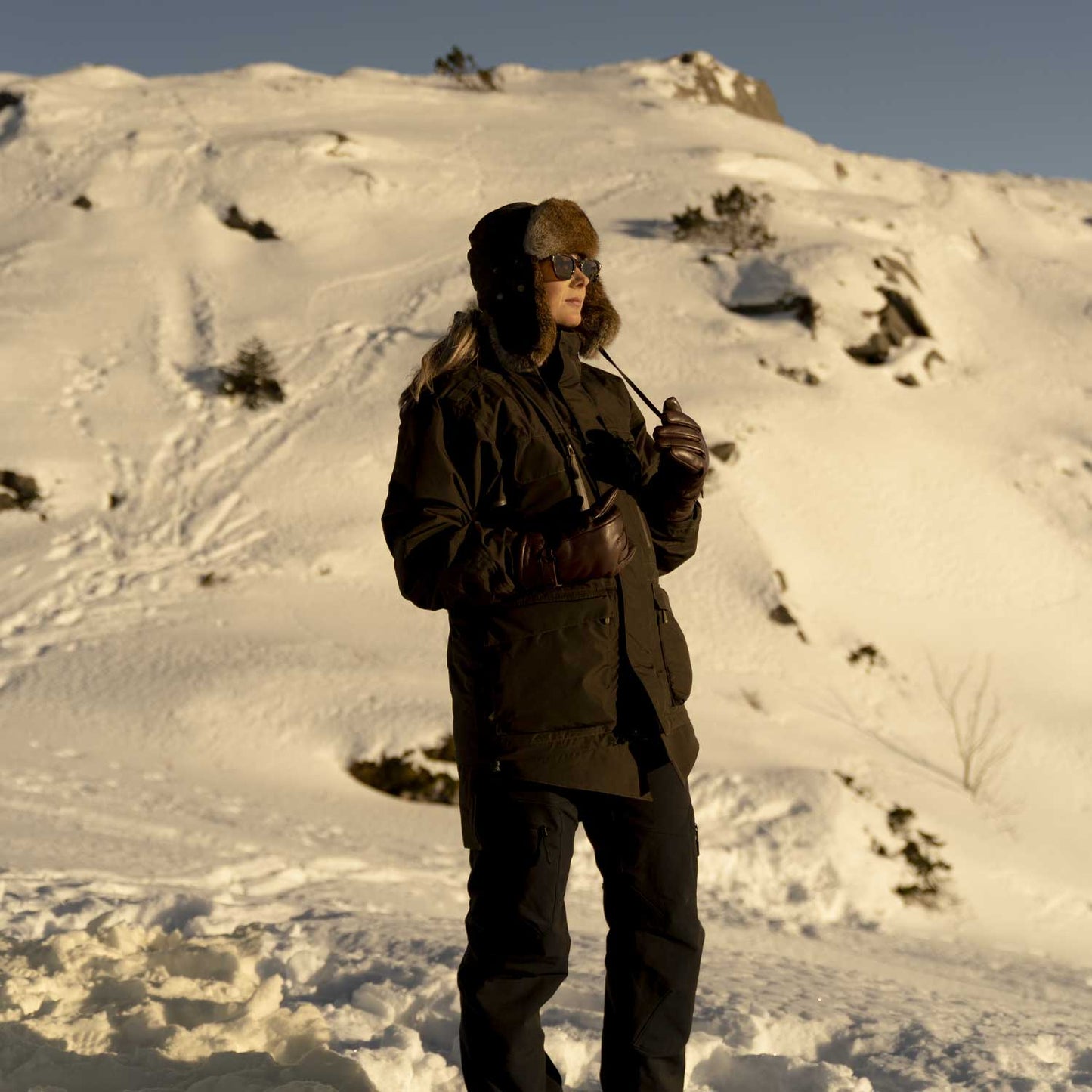 Bomber Cap Pigskin/Rabit