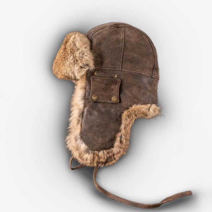 Bomber Cap Pigskin/Rabit